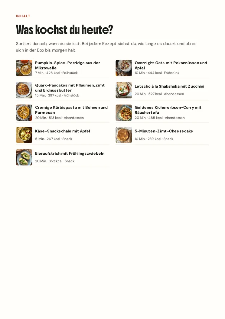 Seite 3 des E-Books Herbst, wenn du keine Zeit hast