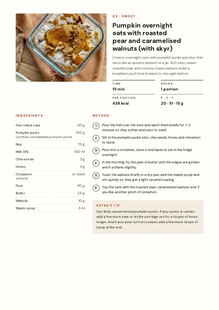 Page 4 of the ebook 10 autumn breakfasts