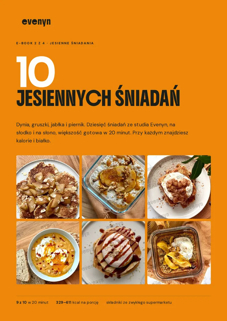 Okładka e-booka 10 jesiennych śniadań